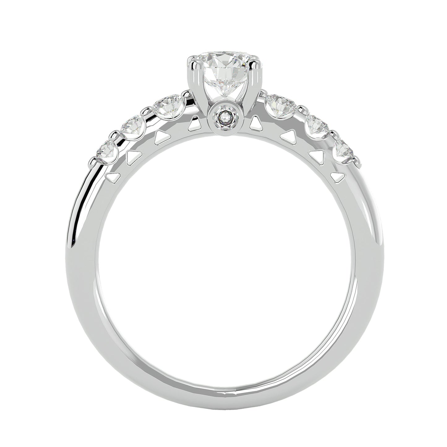 Marigold diamond engagement ring