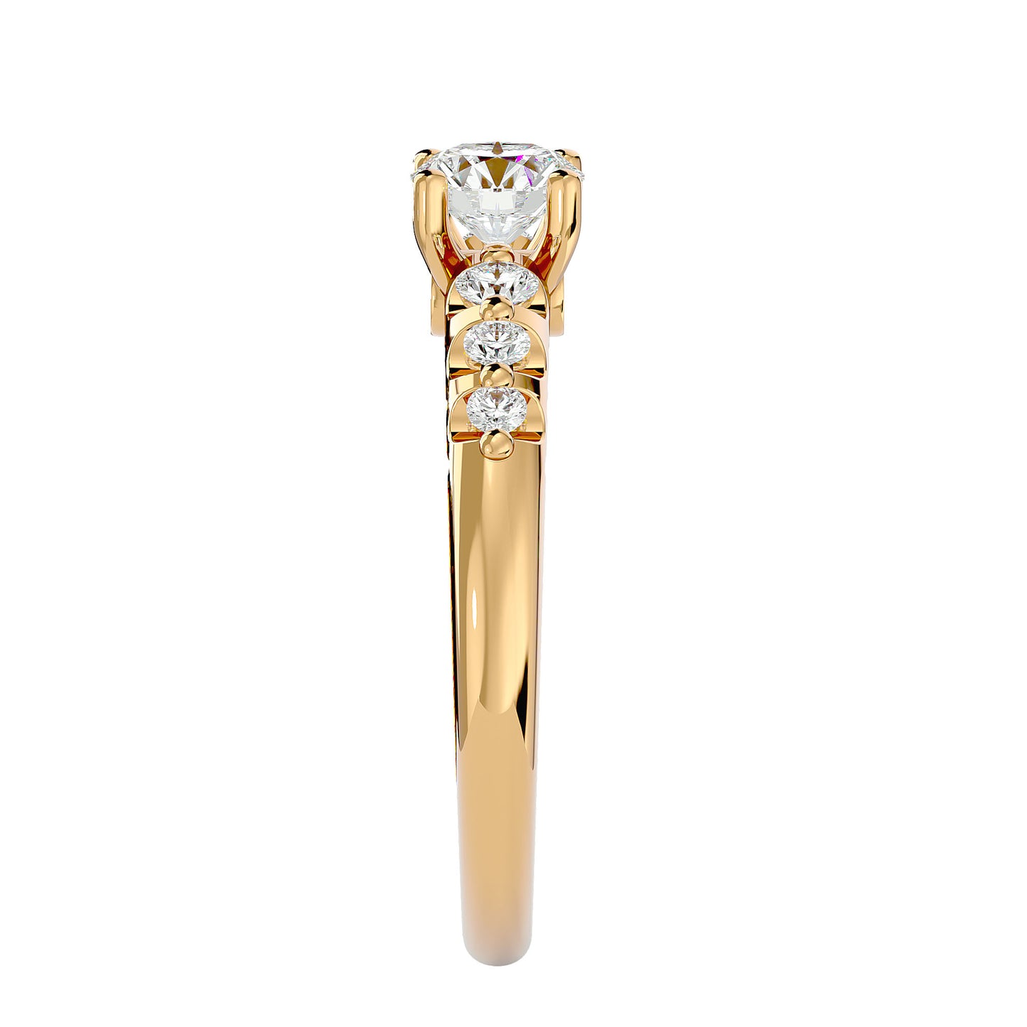 Marigold diamond engagement ring