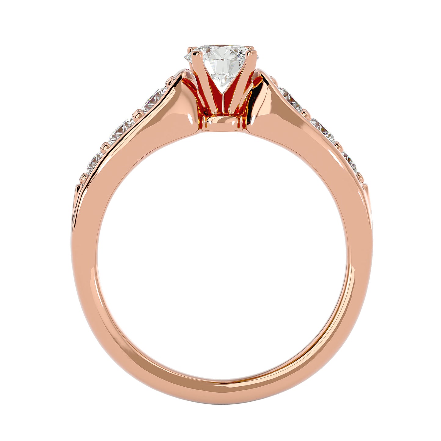 Lily diamond engagement ring
