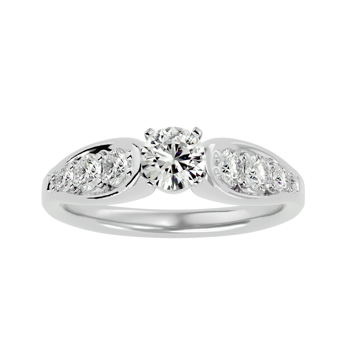 Lily diamond engagement ring