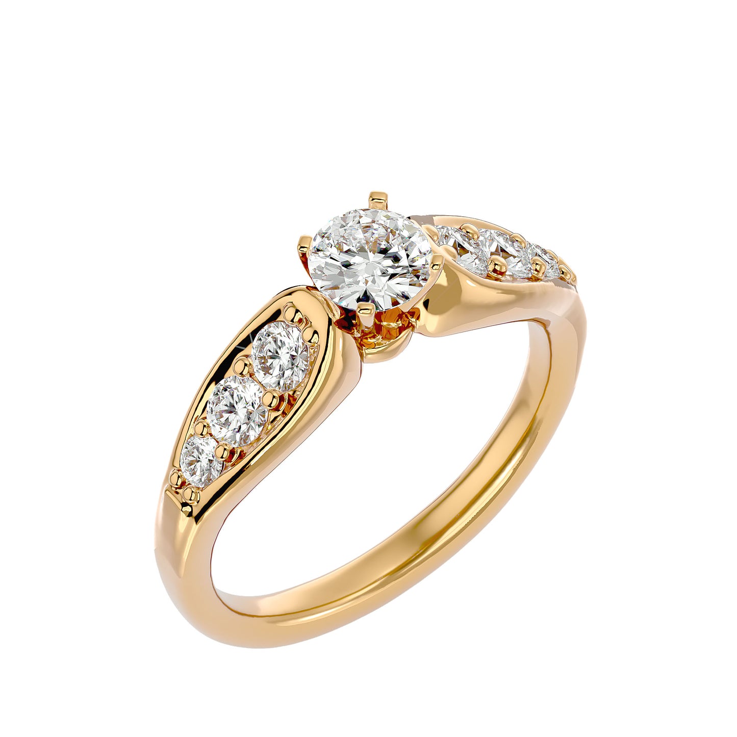 Lily diamond engagement ring