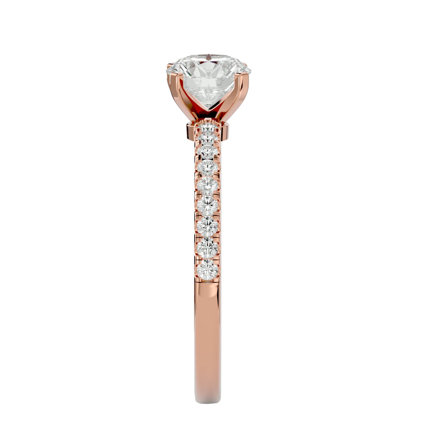 Iris diamond engagement ring