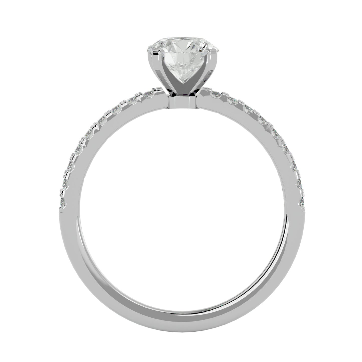 Iris diamond engagement ring