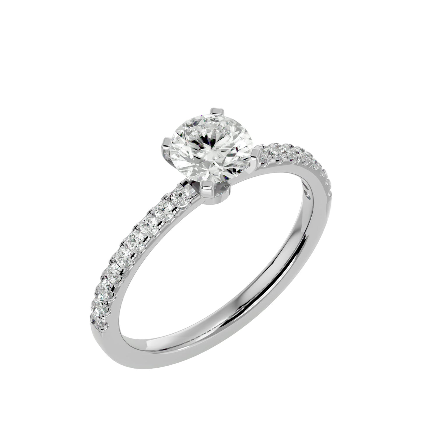 Iris diamond engagement ring