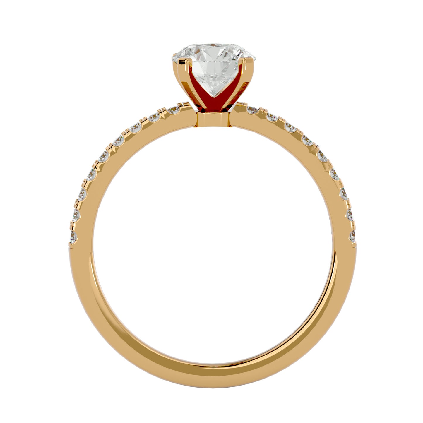 Iris diamond engagement ring