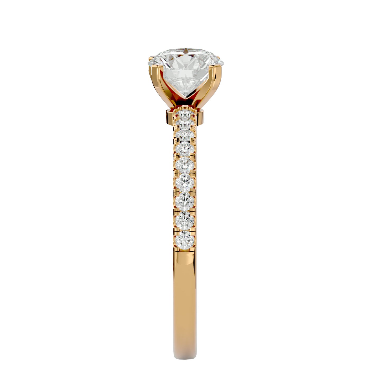 Iris diamond engagement ring