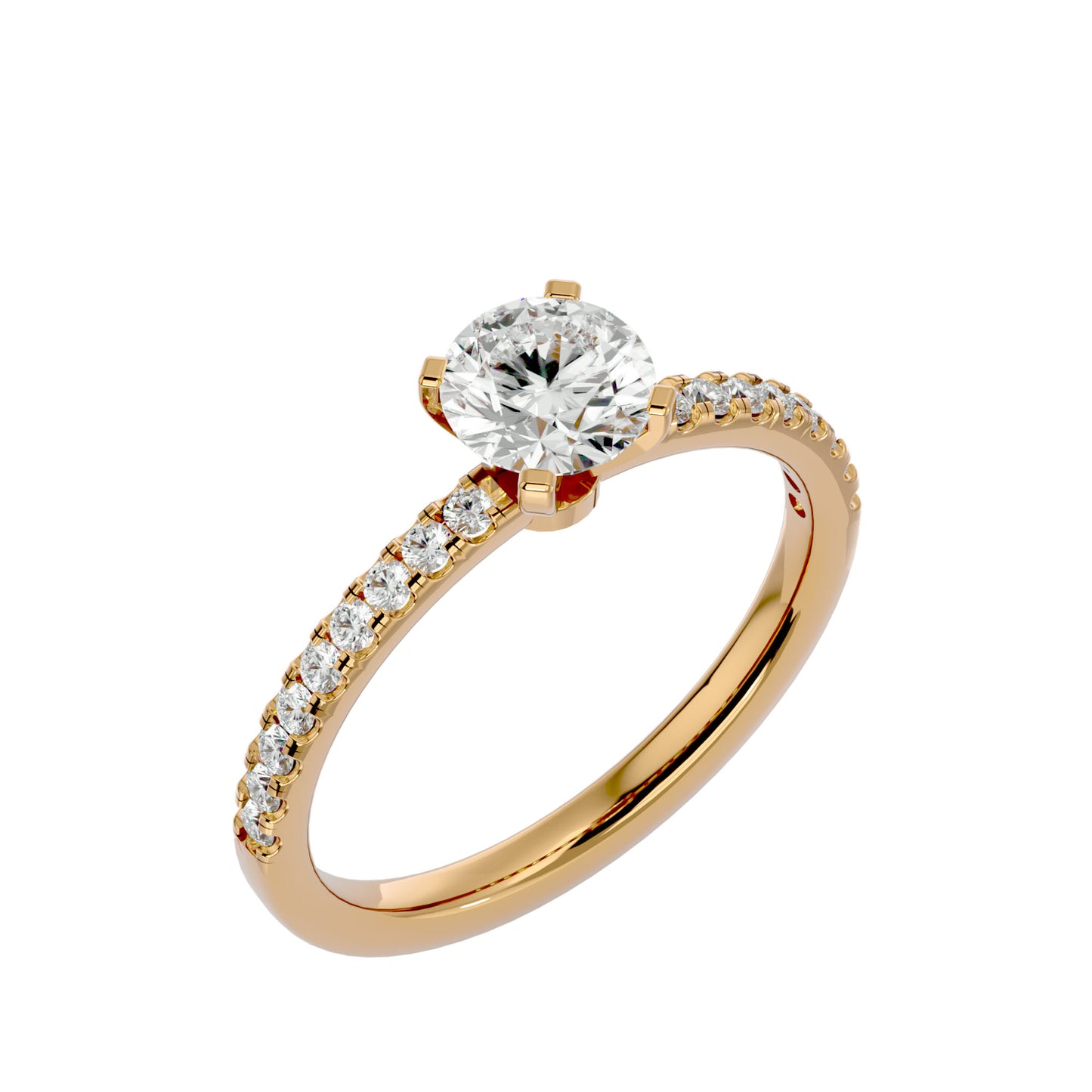 Iris diamond engagement ring