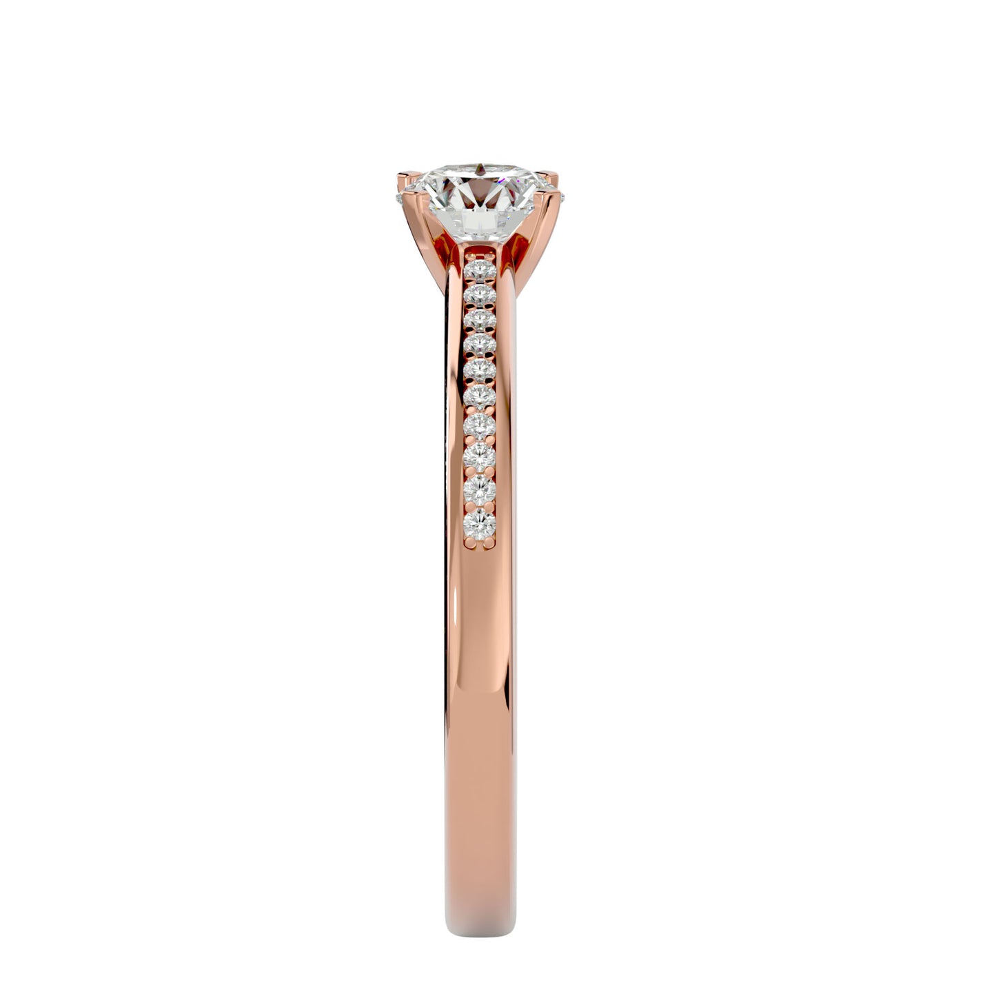 Khepri diamond engagement ring