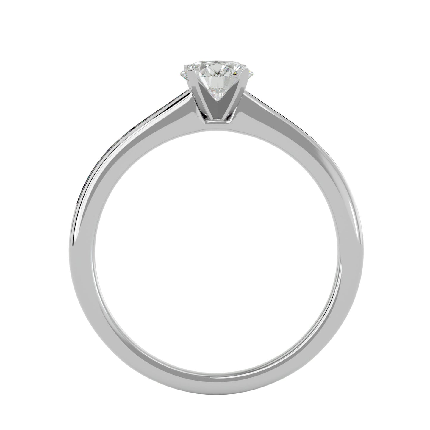 Khepri diamond engagement ring