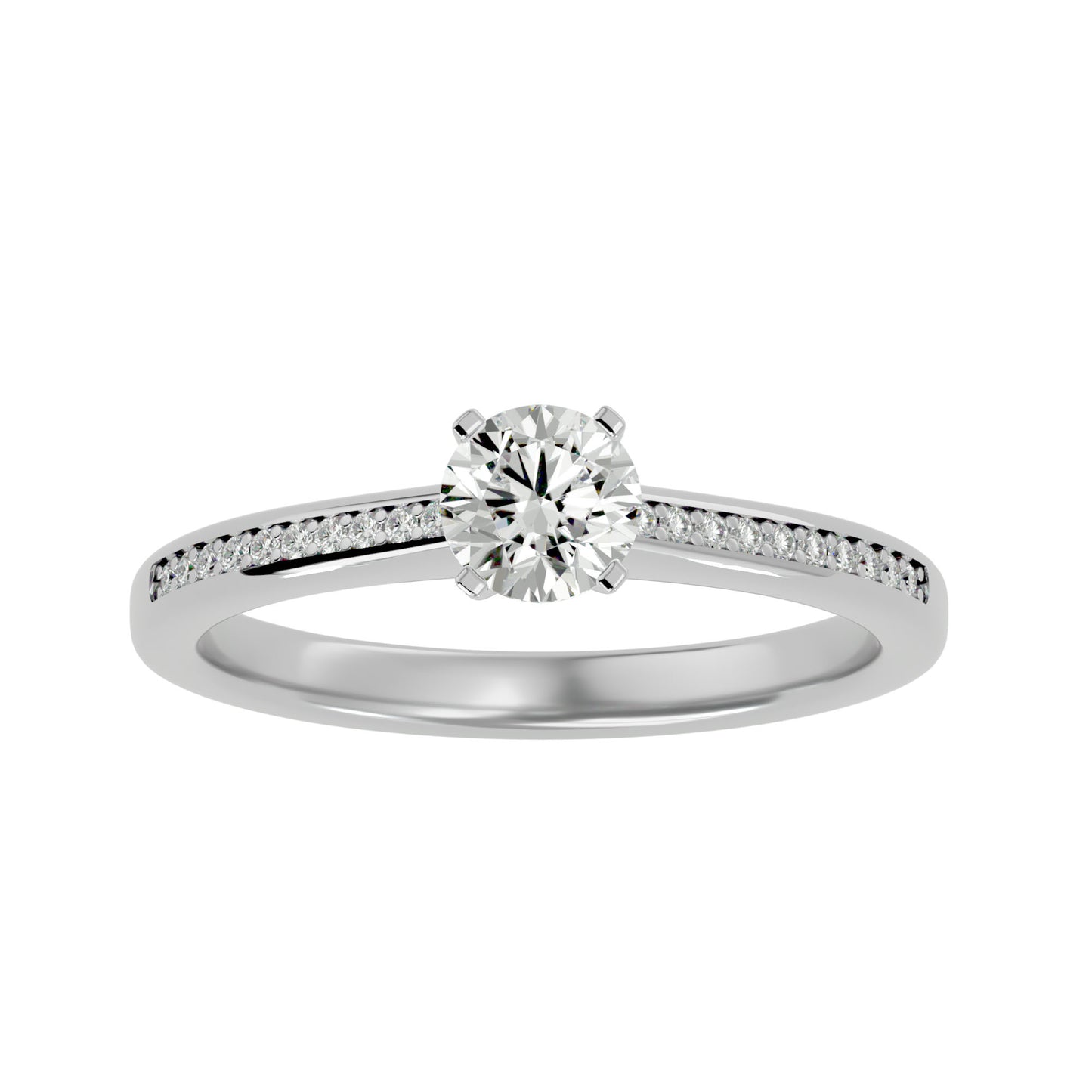 Khepri diamond engagement ring