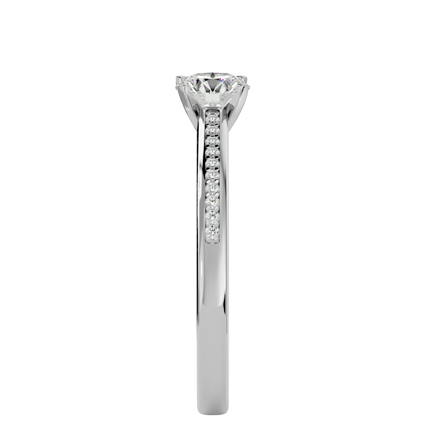 Khepri diamond engagement ring