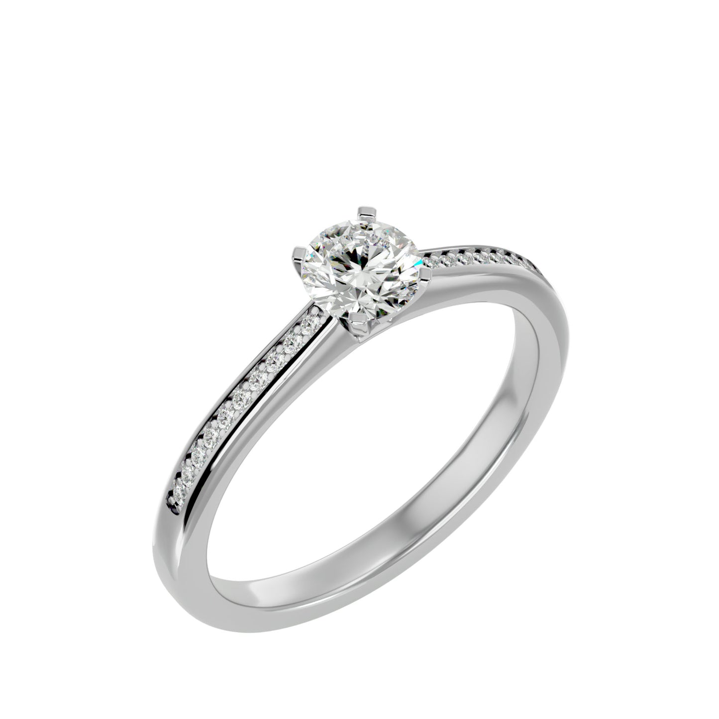 Khepri diamond engagement ring