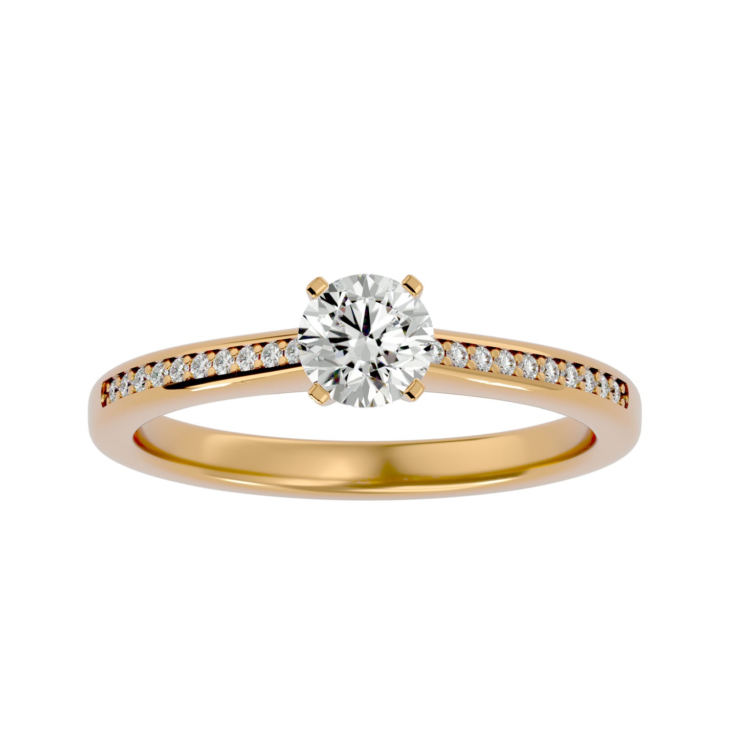 Khepri diamond engagement ring