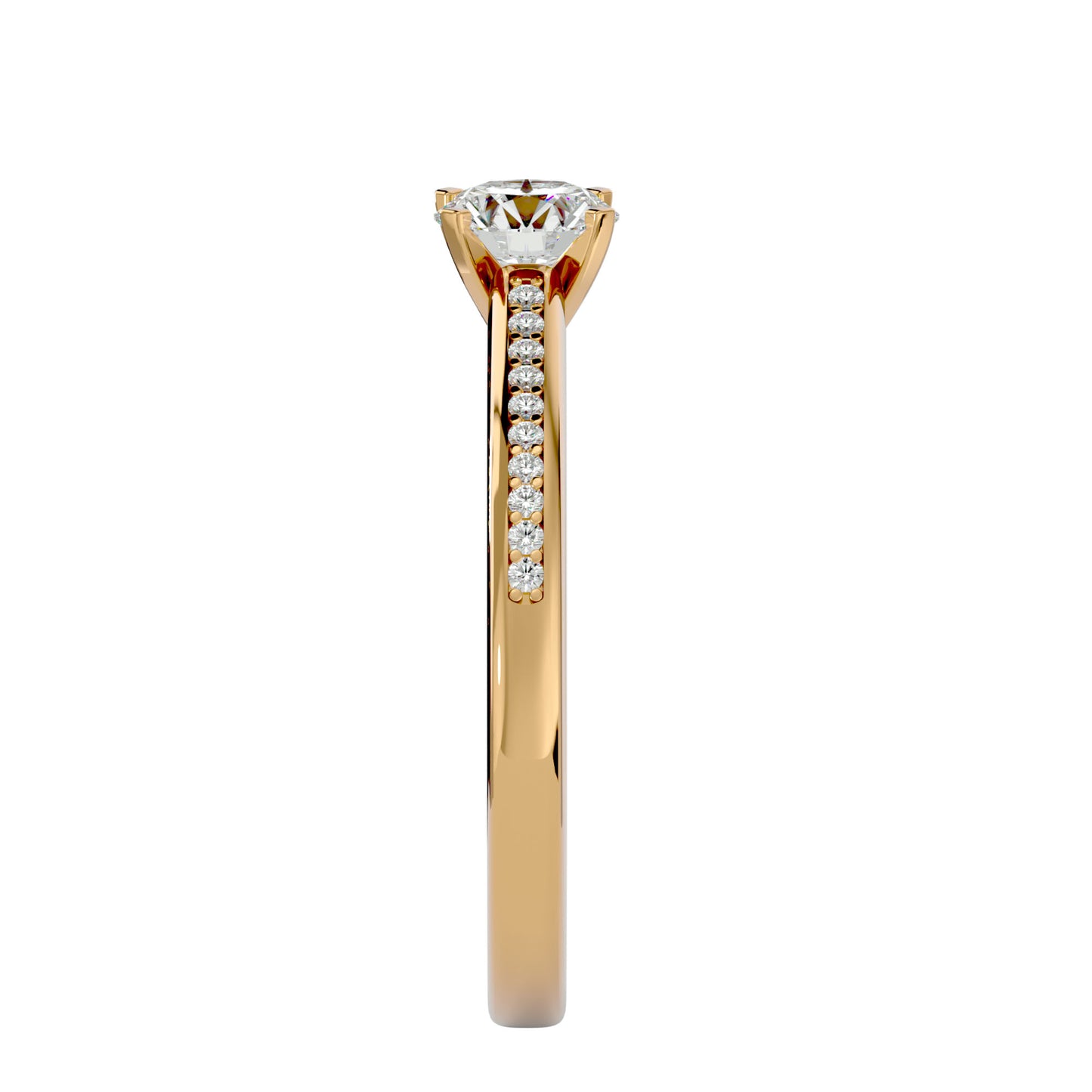 Khepri diamond engagement ring