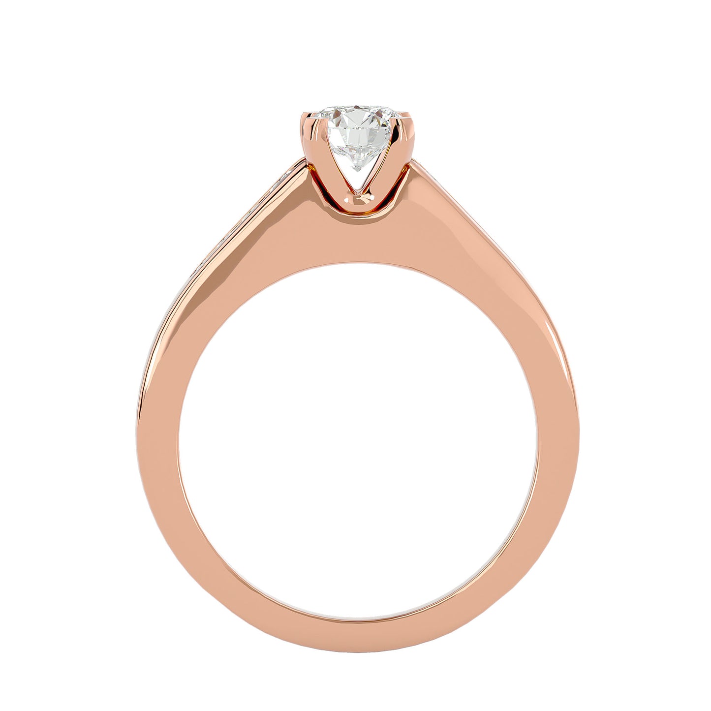 Amarna diamond engagement ring