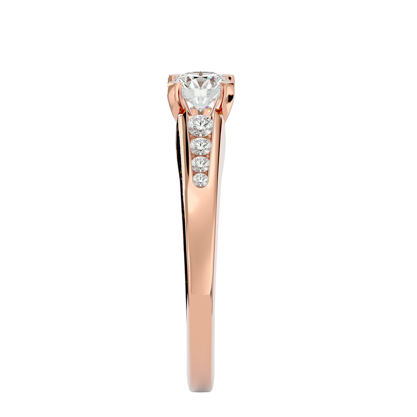 Amarna diamond engagement ring