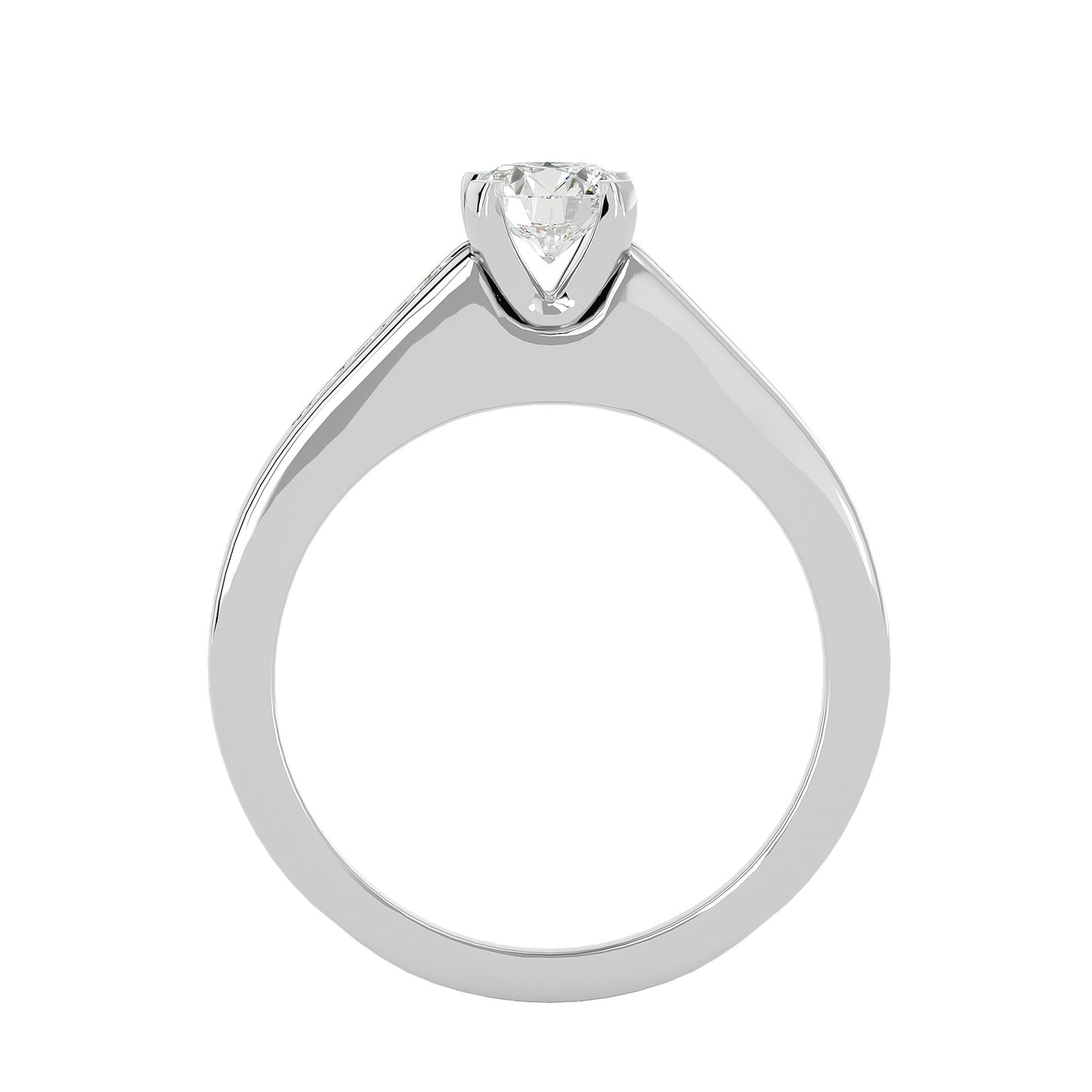 Amarna diamond engagement ring