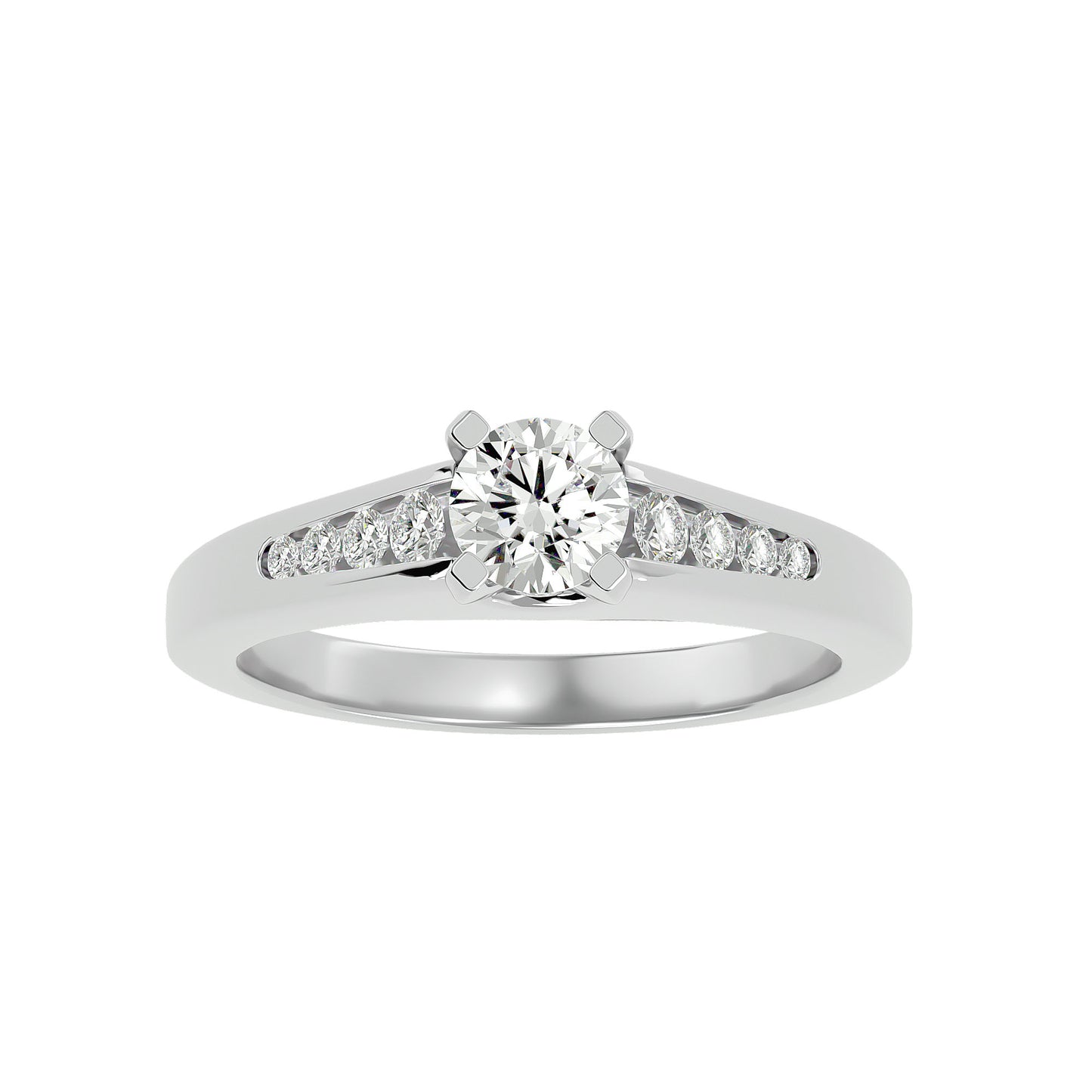 Amarna diamond engagement ring