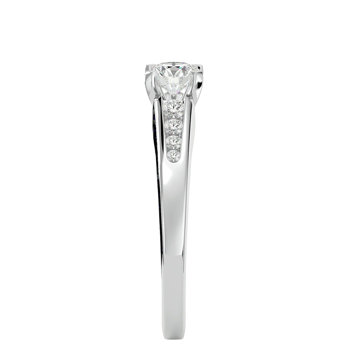Amarna diamond engagement ring