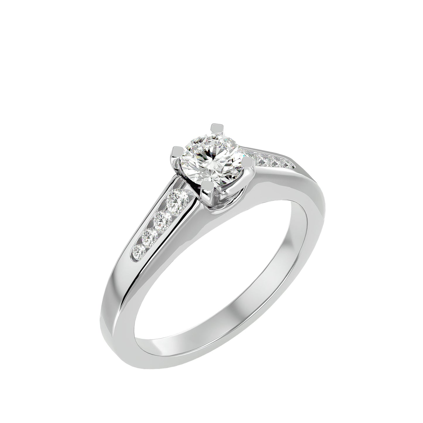 Amarna diamond engagement ring