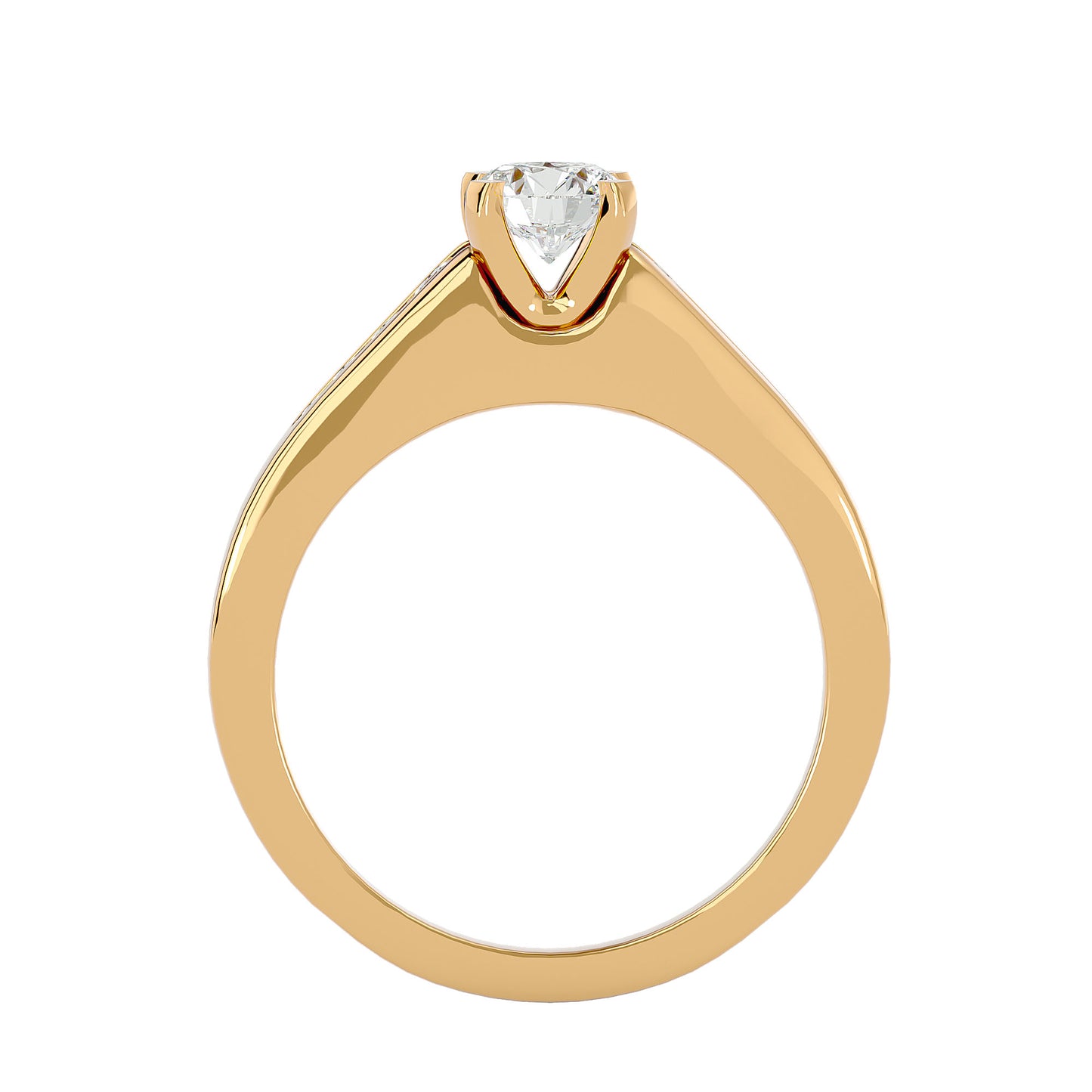 Amarna diamond engagement ring
