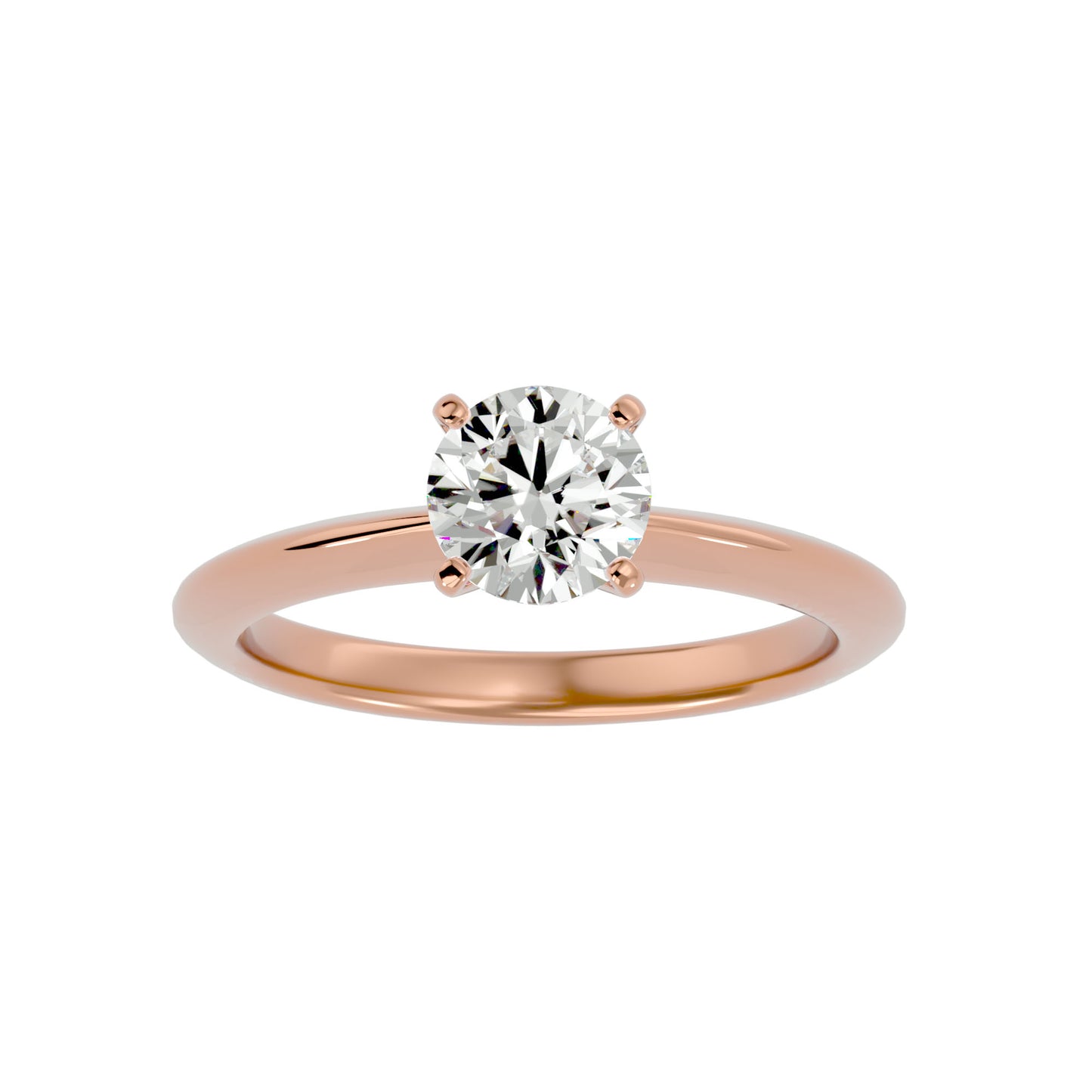 Vivienne solitaire diamond engagement ring