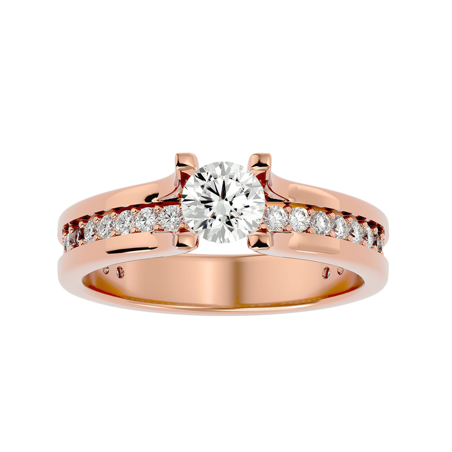 Amandine diamond engagement ring