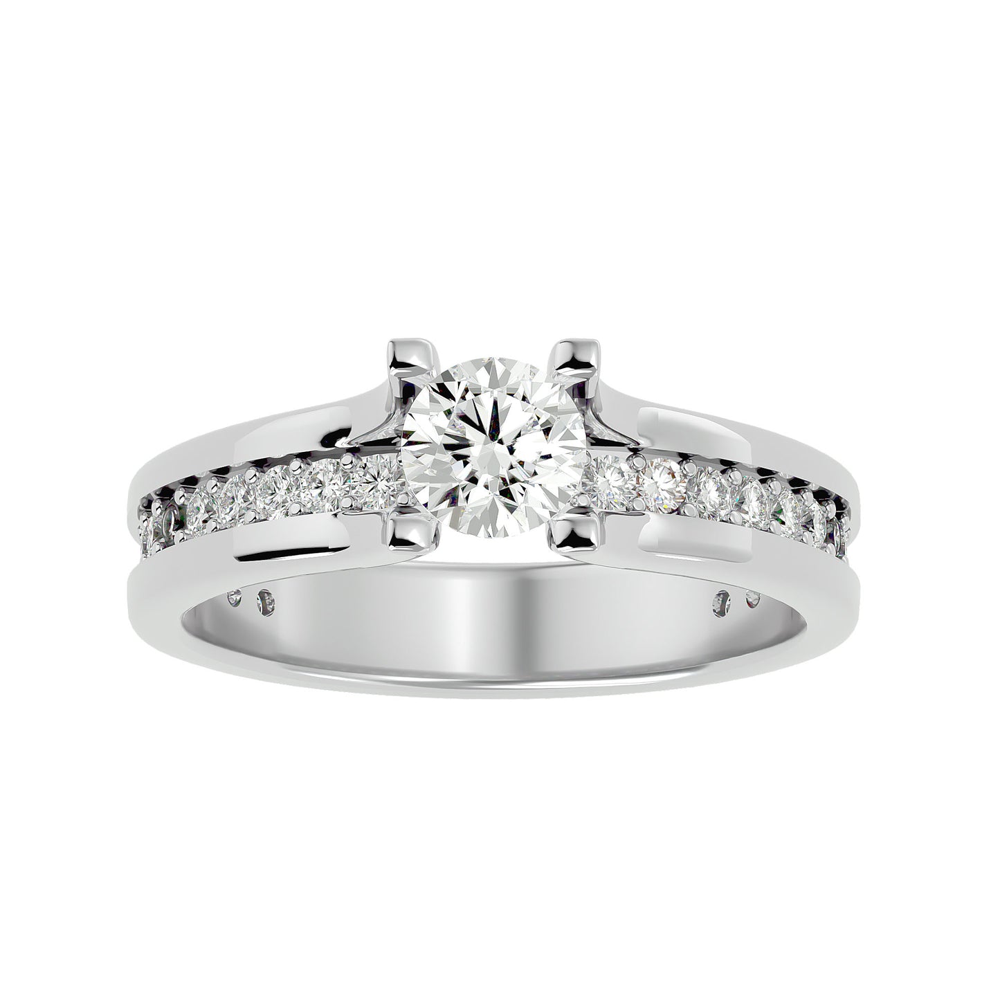 Amandine diamond engagement ring