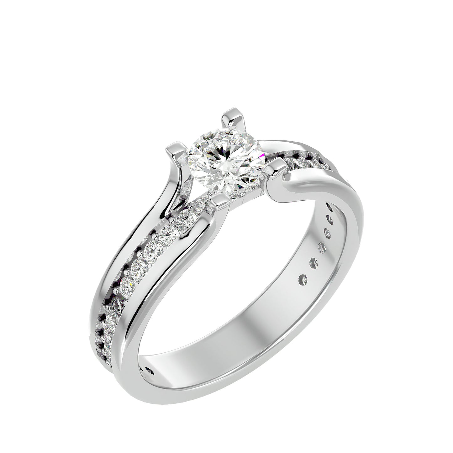 Amandine diamond engagement ring