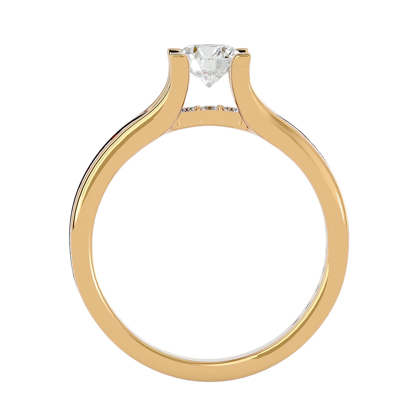 Amandine diamond engagement ring