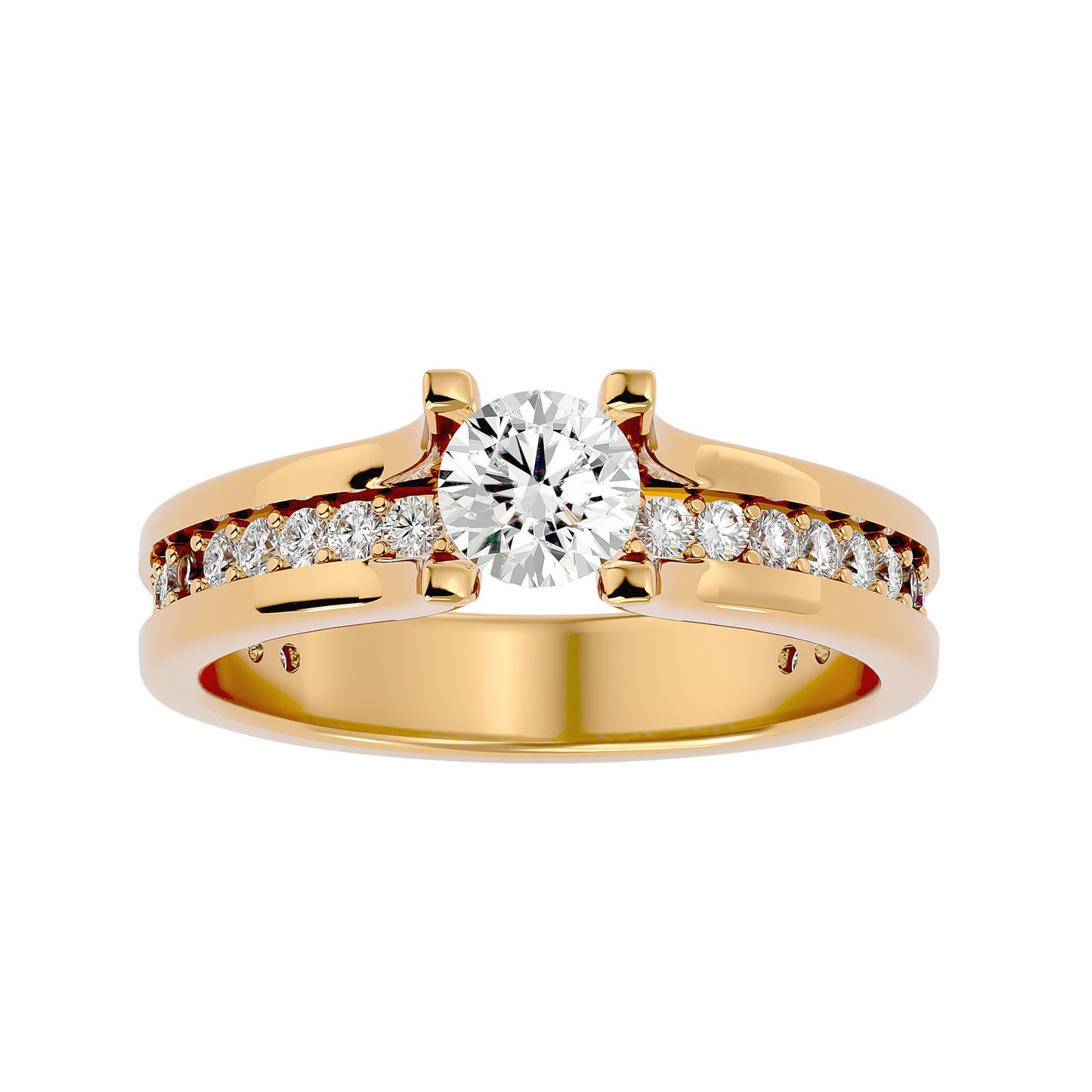 Amandine diamond engagement ring