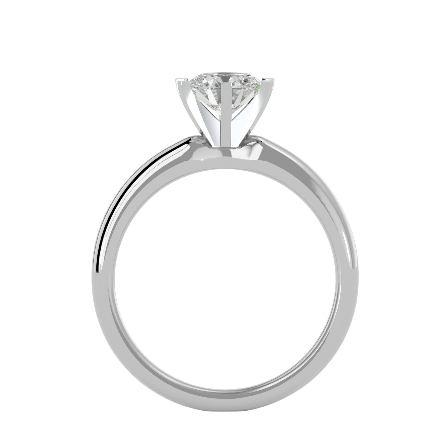 Florence six prong diamond engagement ring
