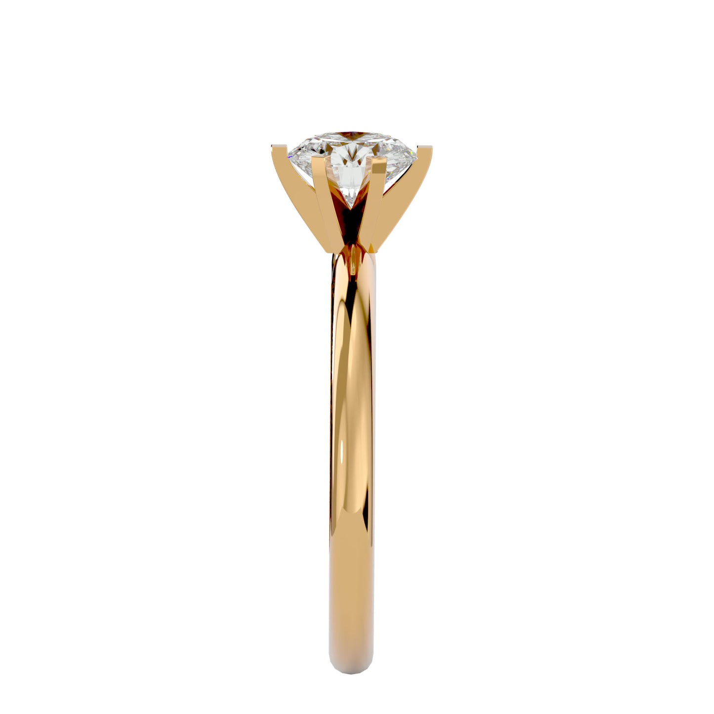 Florence six prong diamond engagement ring