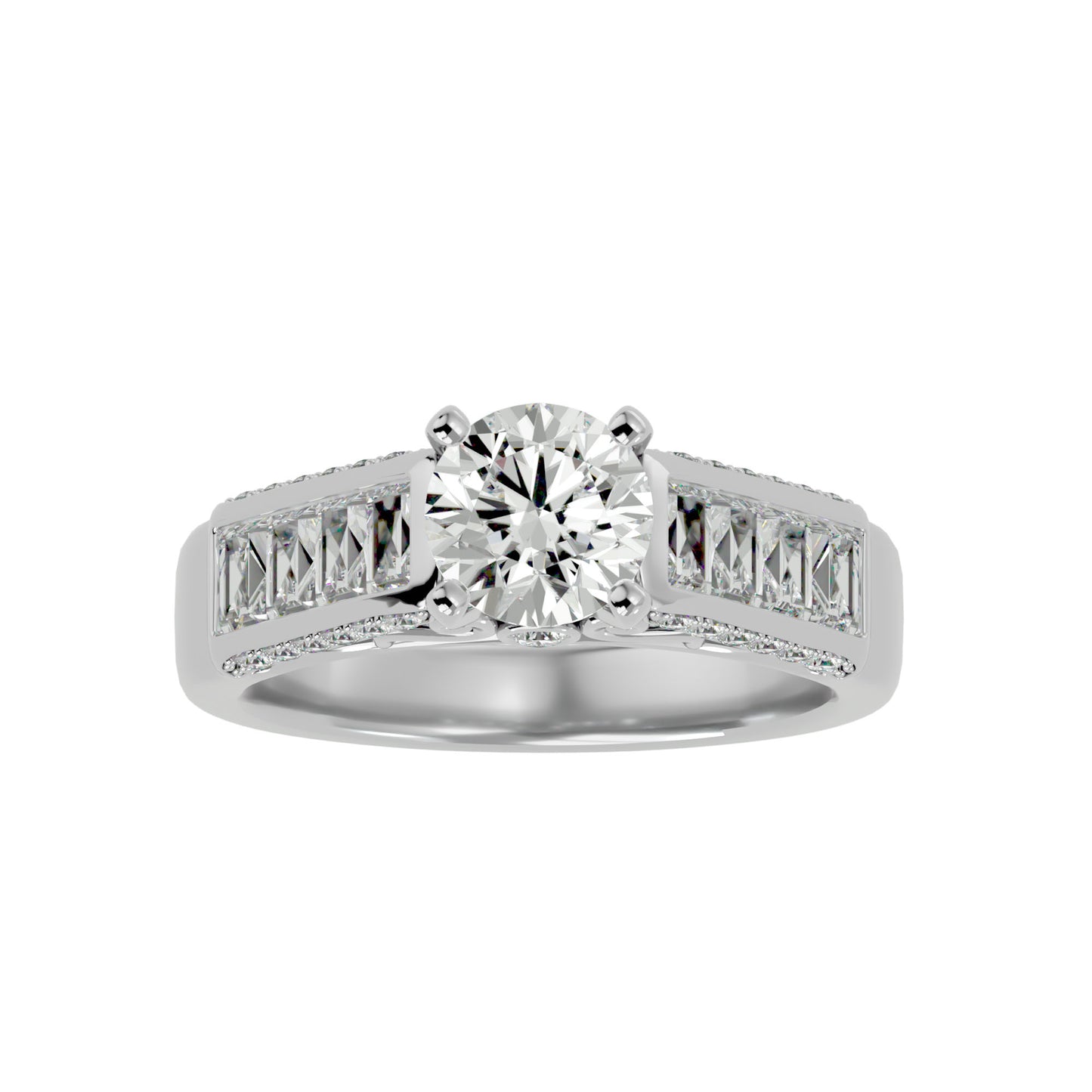 Hazel diamond engagement ring