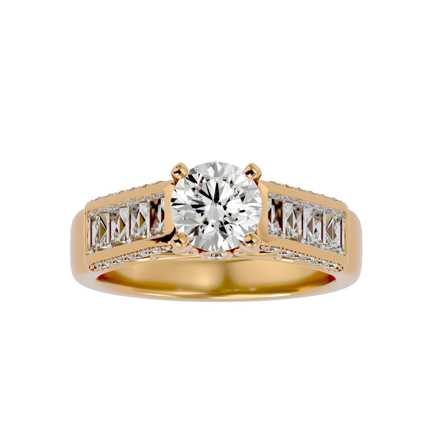Hazel diamond engagement ring
