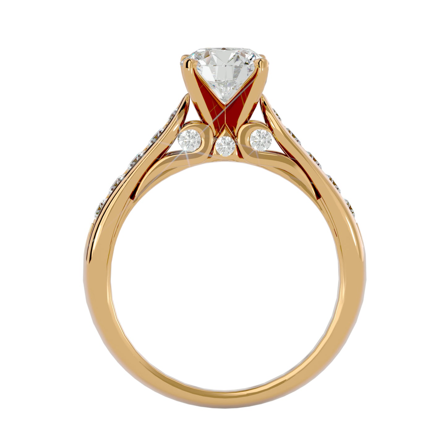Swara diamond engagement ring