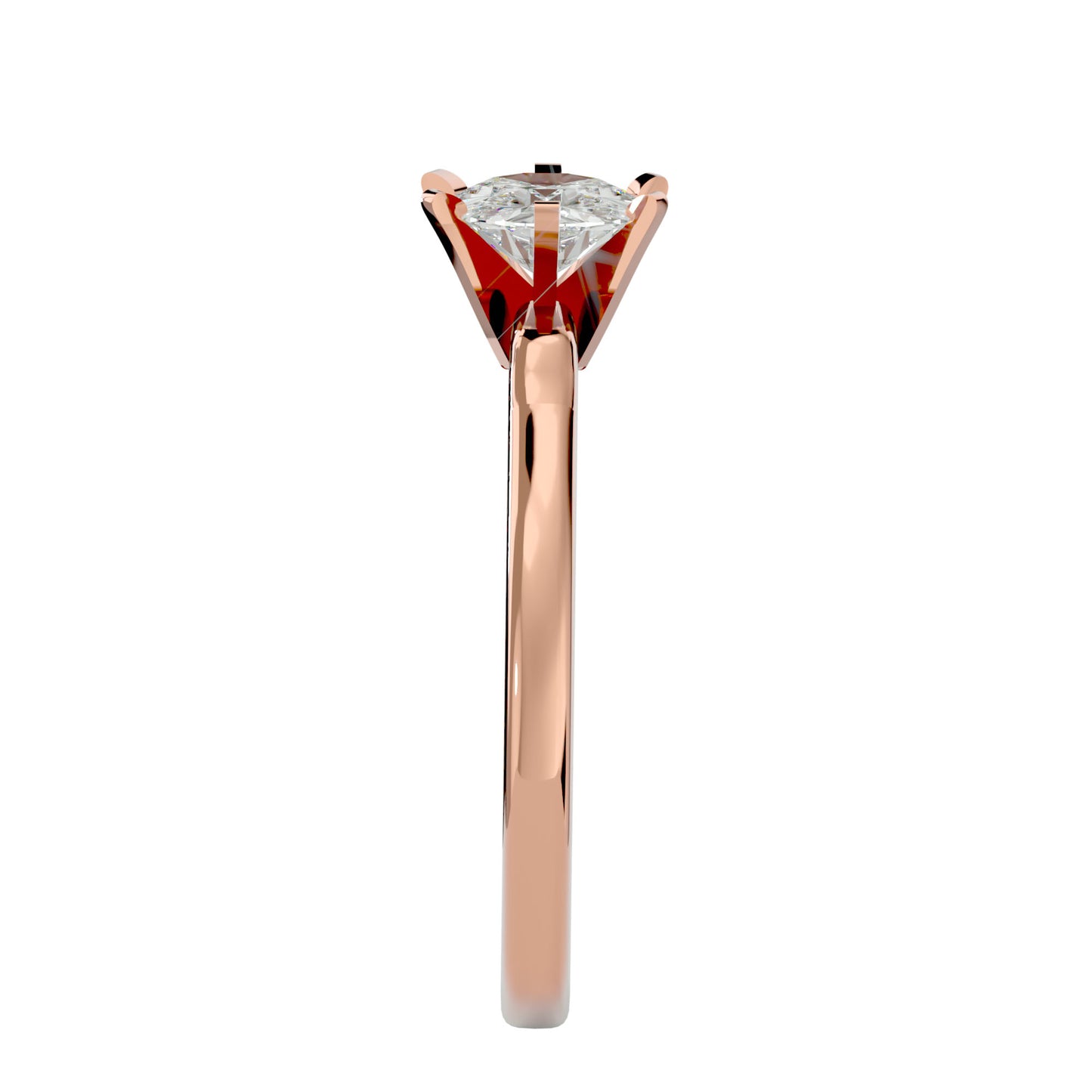 Heidi six prong diamond engagement ring