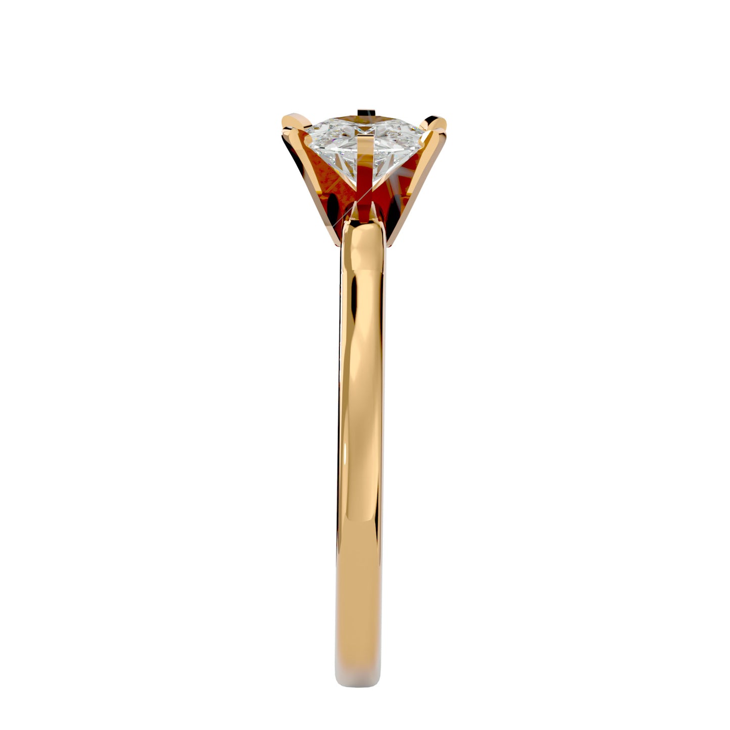 Heidi six prong diamond engagement ring