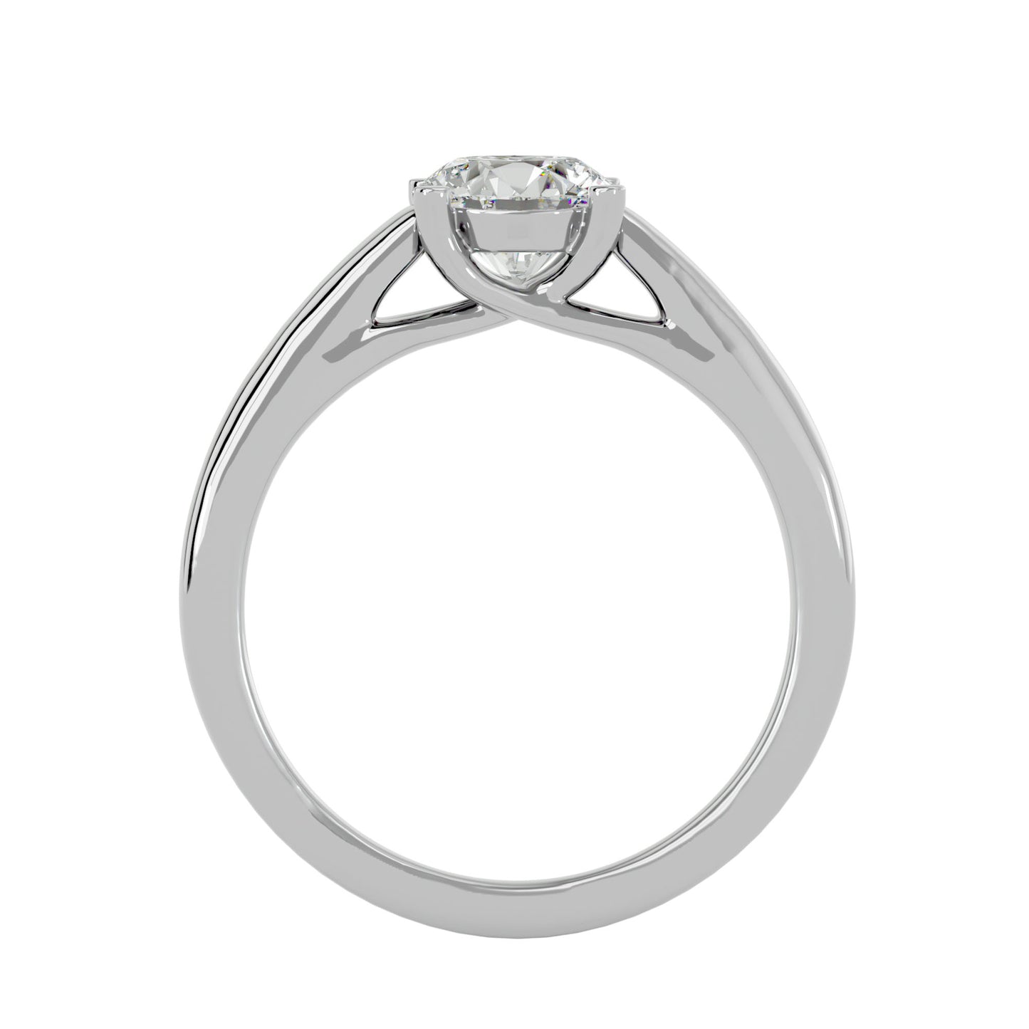 Johanna solitaire diamond engagement ring