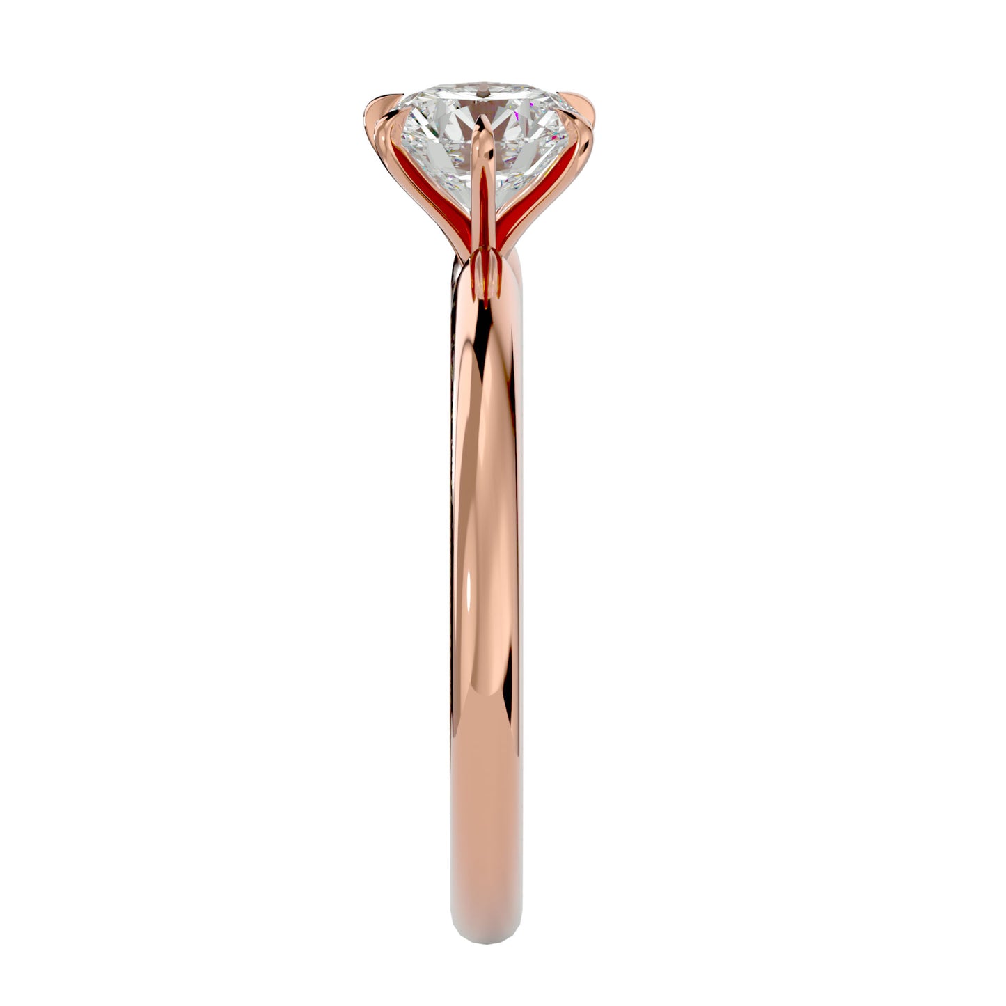 Vamika six prong diamond engagement ring