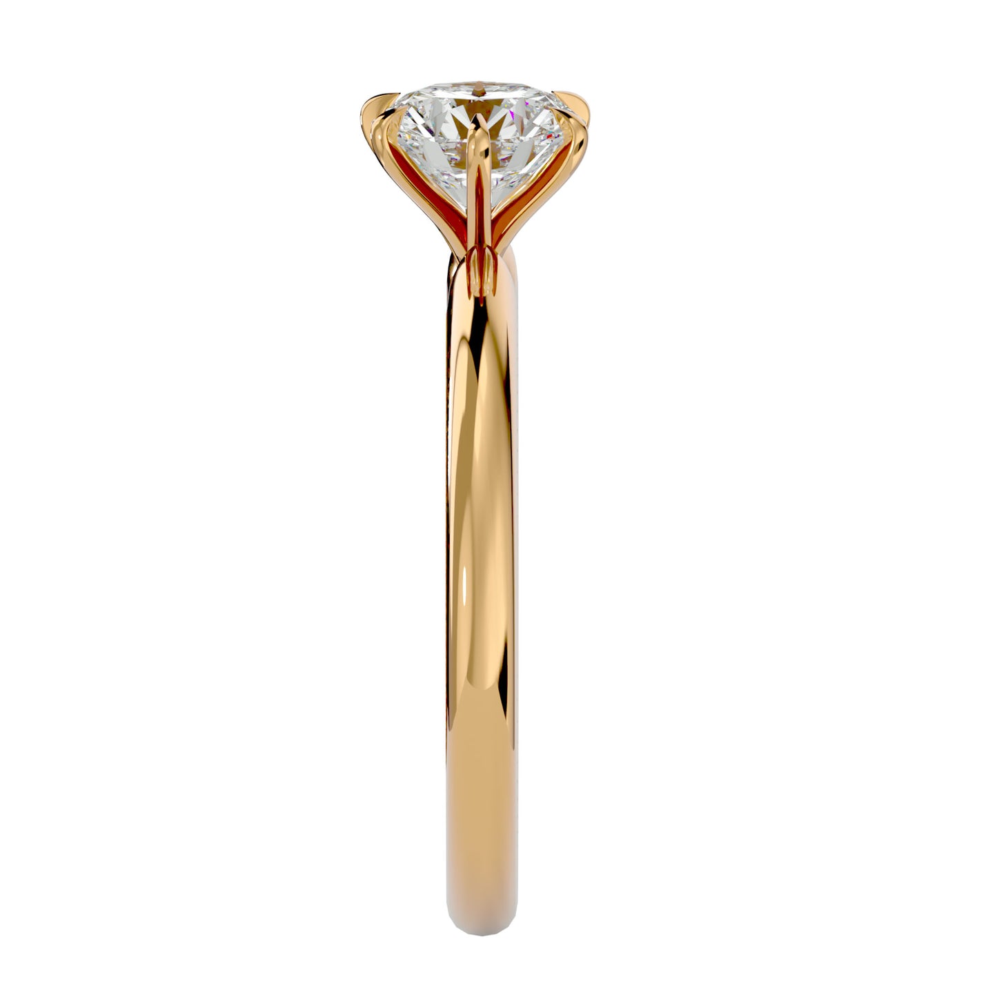 Vamika six prong diamond engagement ring