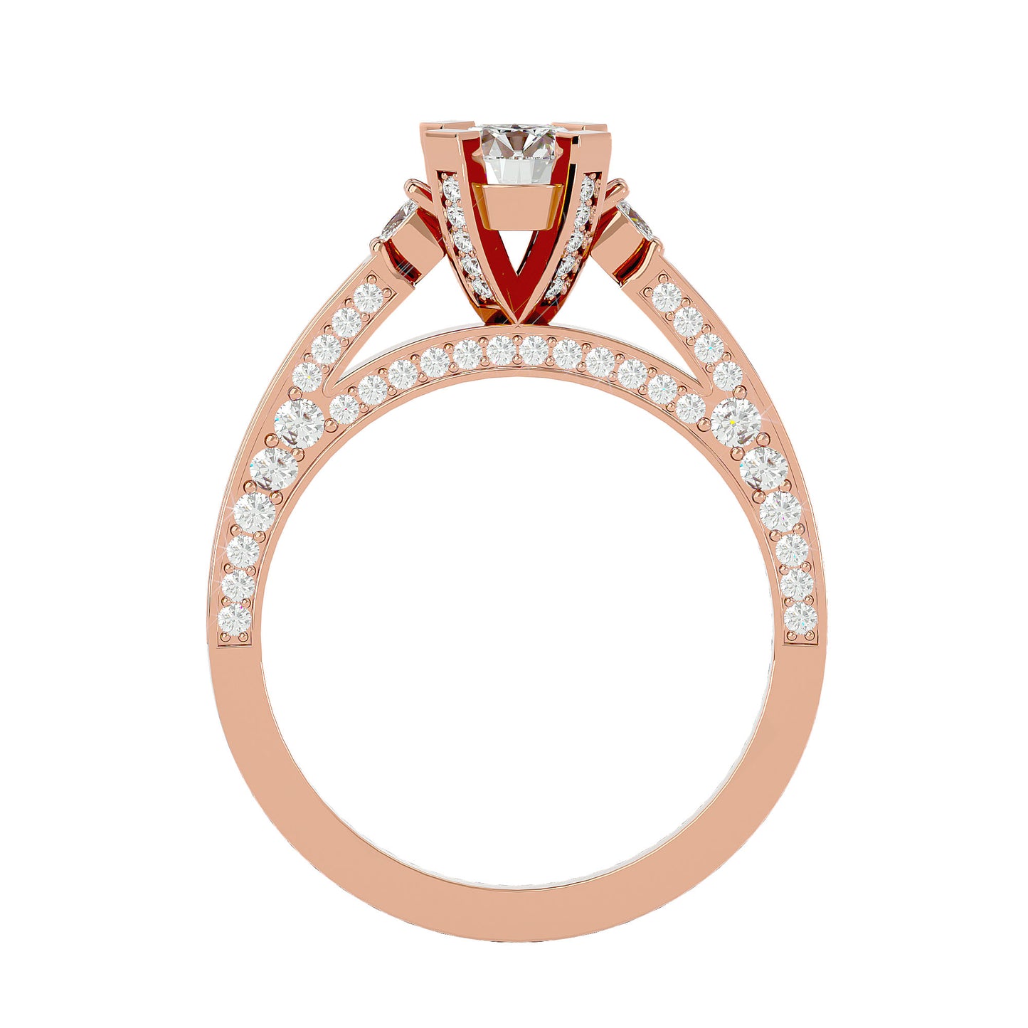 Ruvina diamond engagement ring