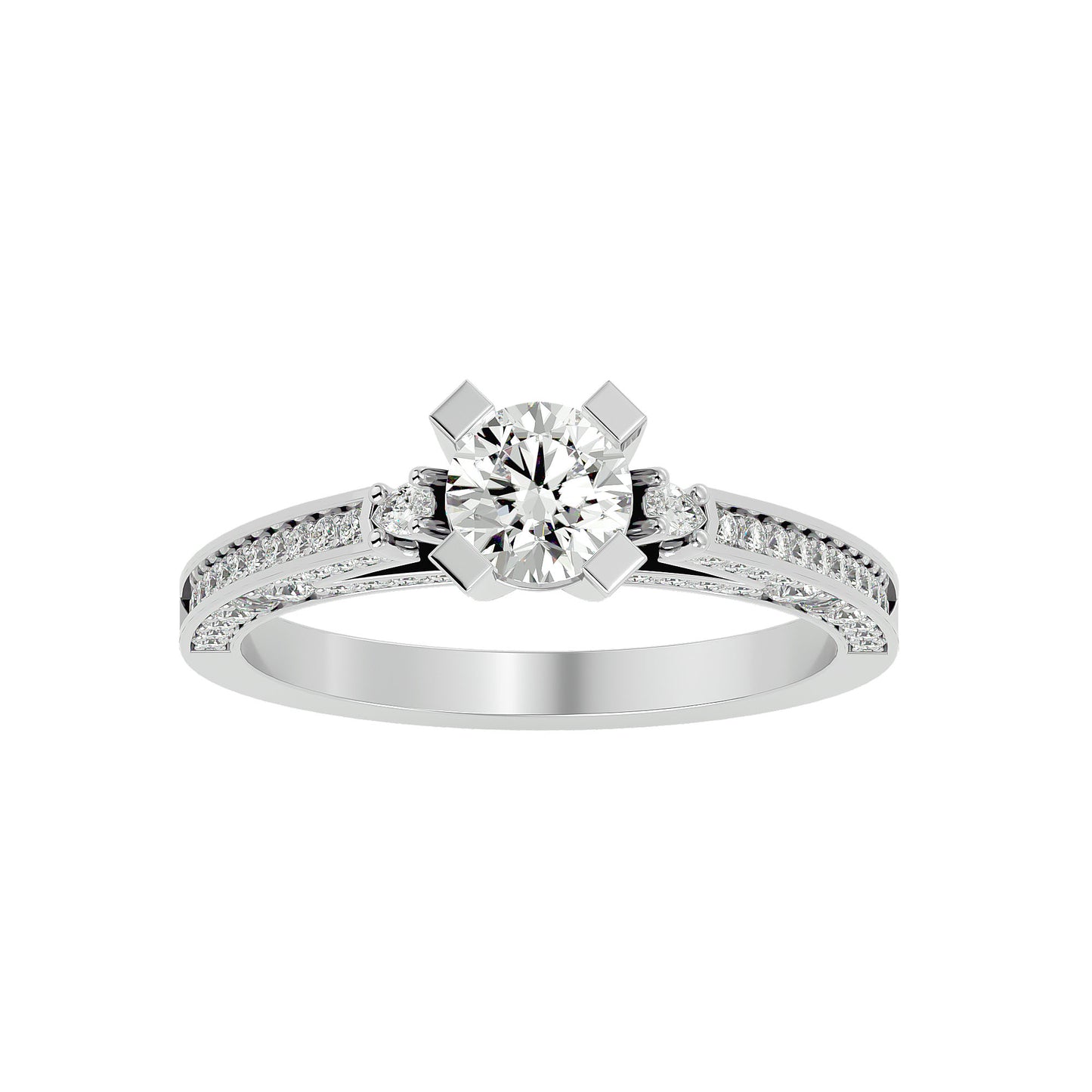 Ruvina diamond engagement ring