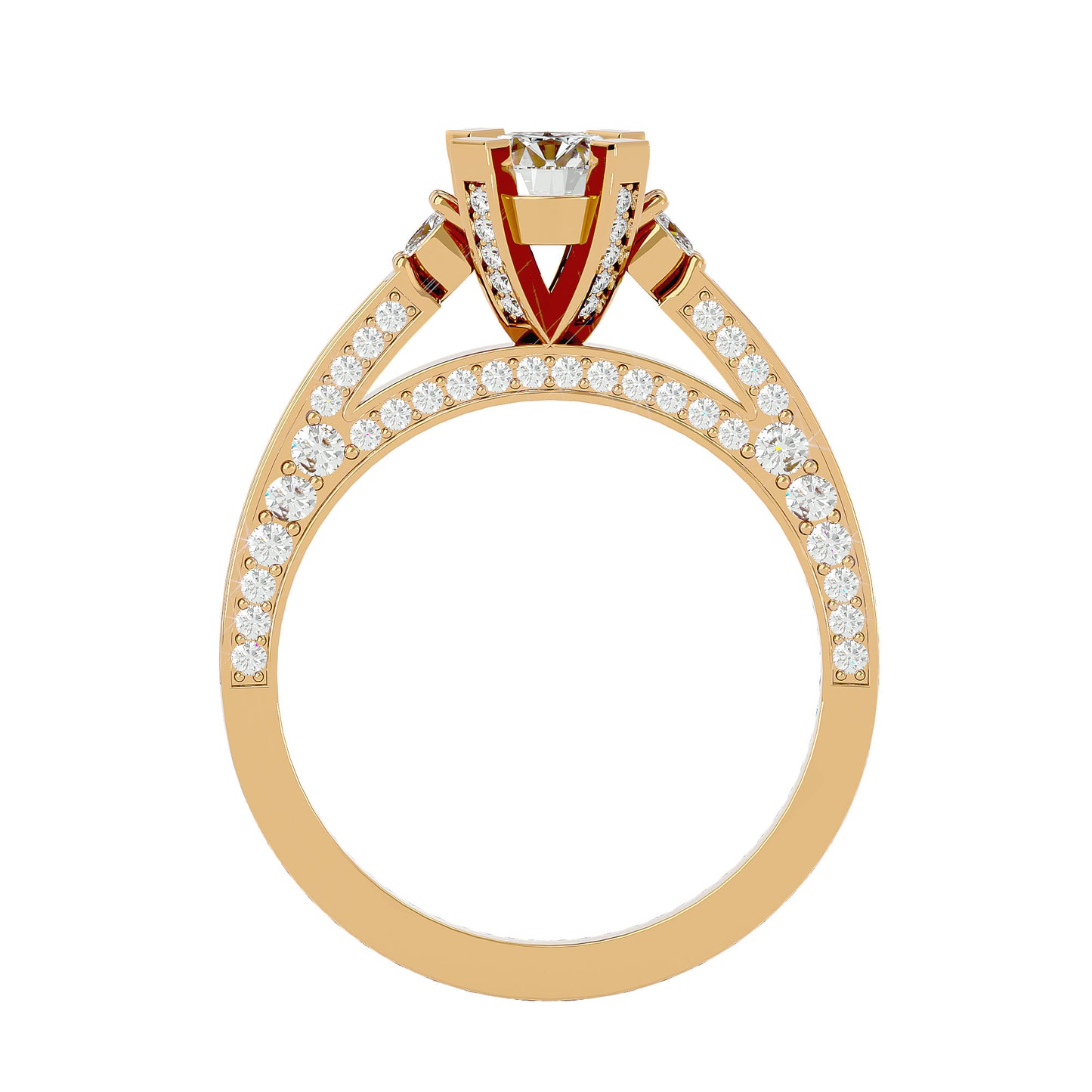 Ruvina diamond engagement ring