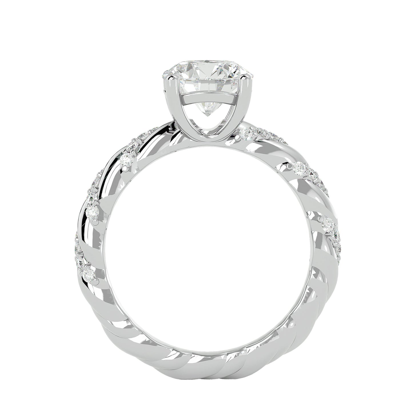 Isabeau diamond engagement ring