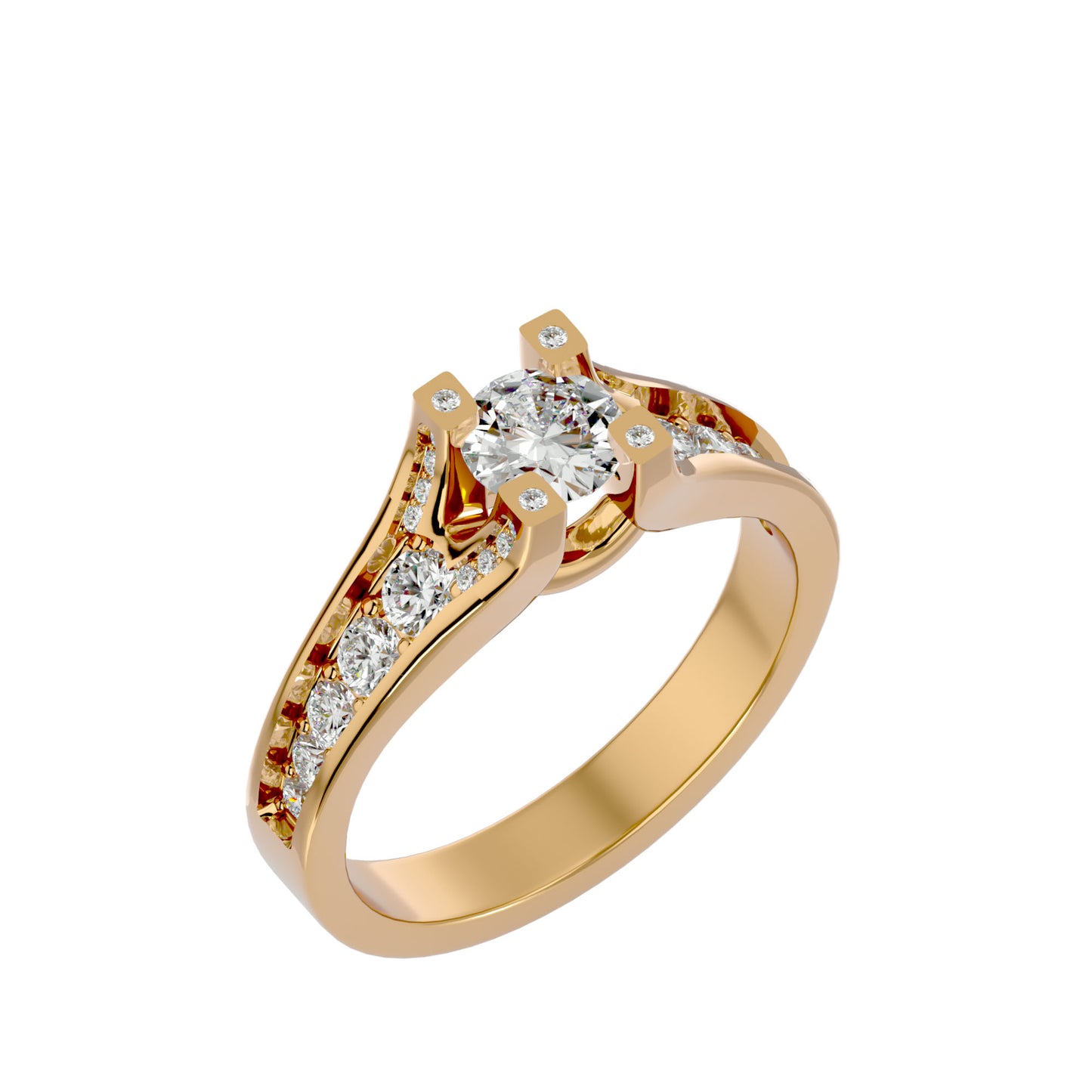 Kitchi diamond engagement ring