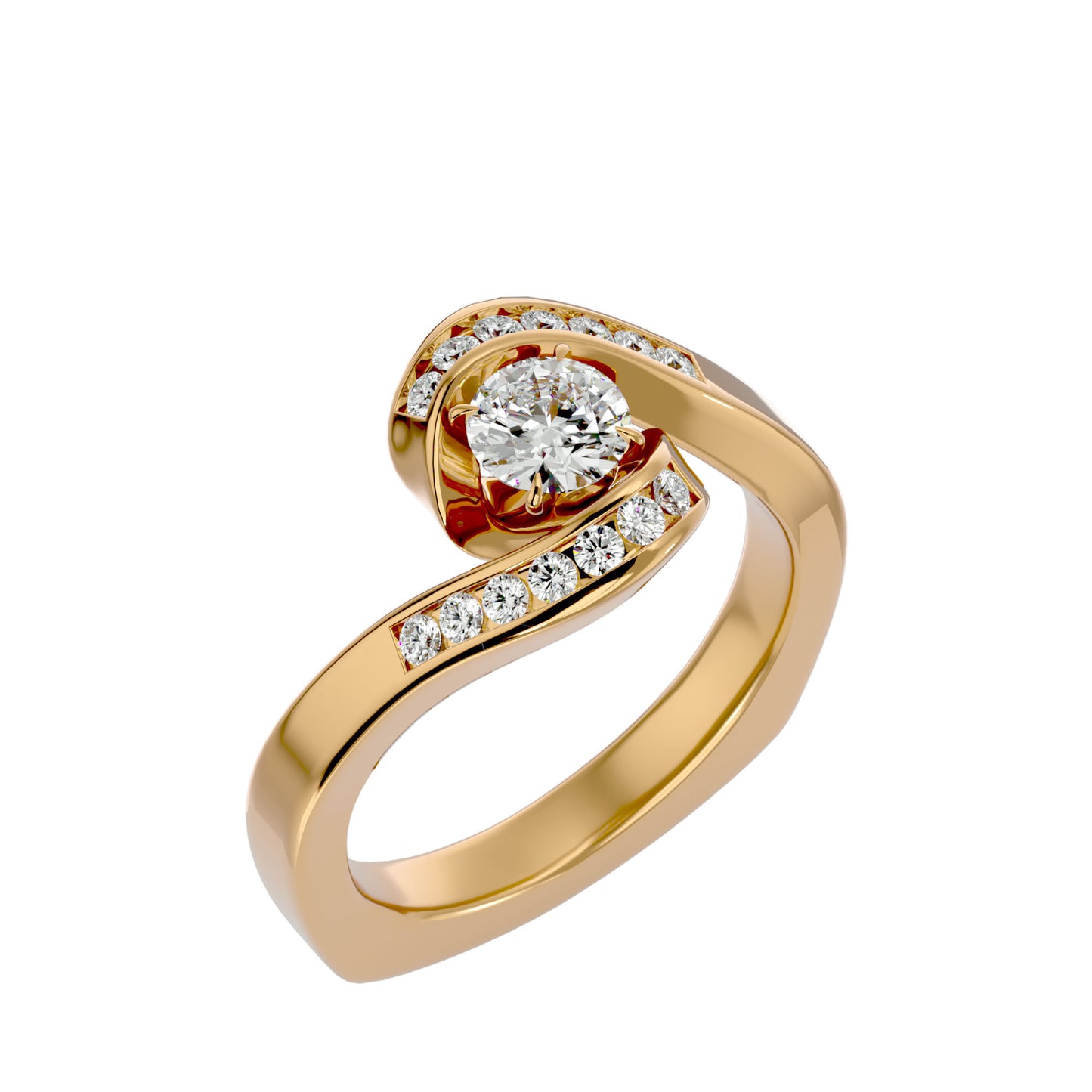 Takoda diamond engagement ring