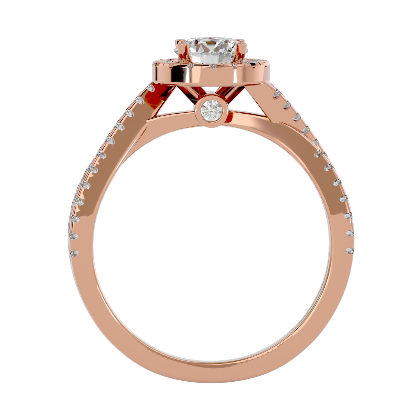 Bella diamond engagement ring