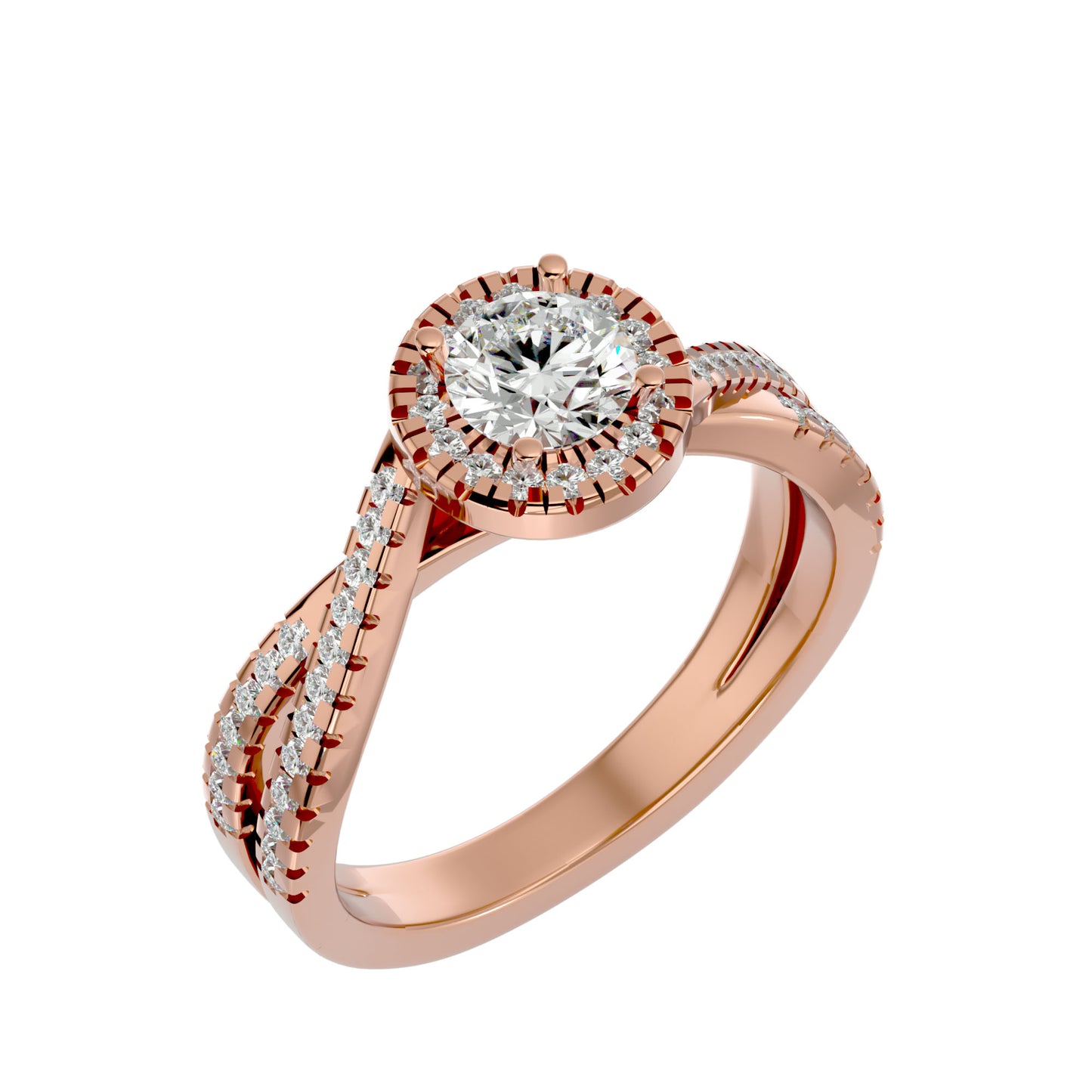 Bella diamond engagement ring