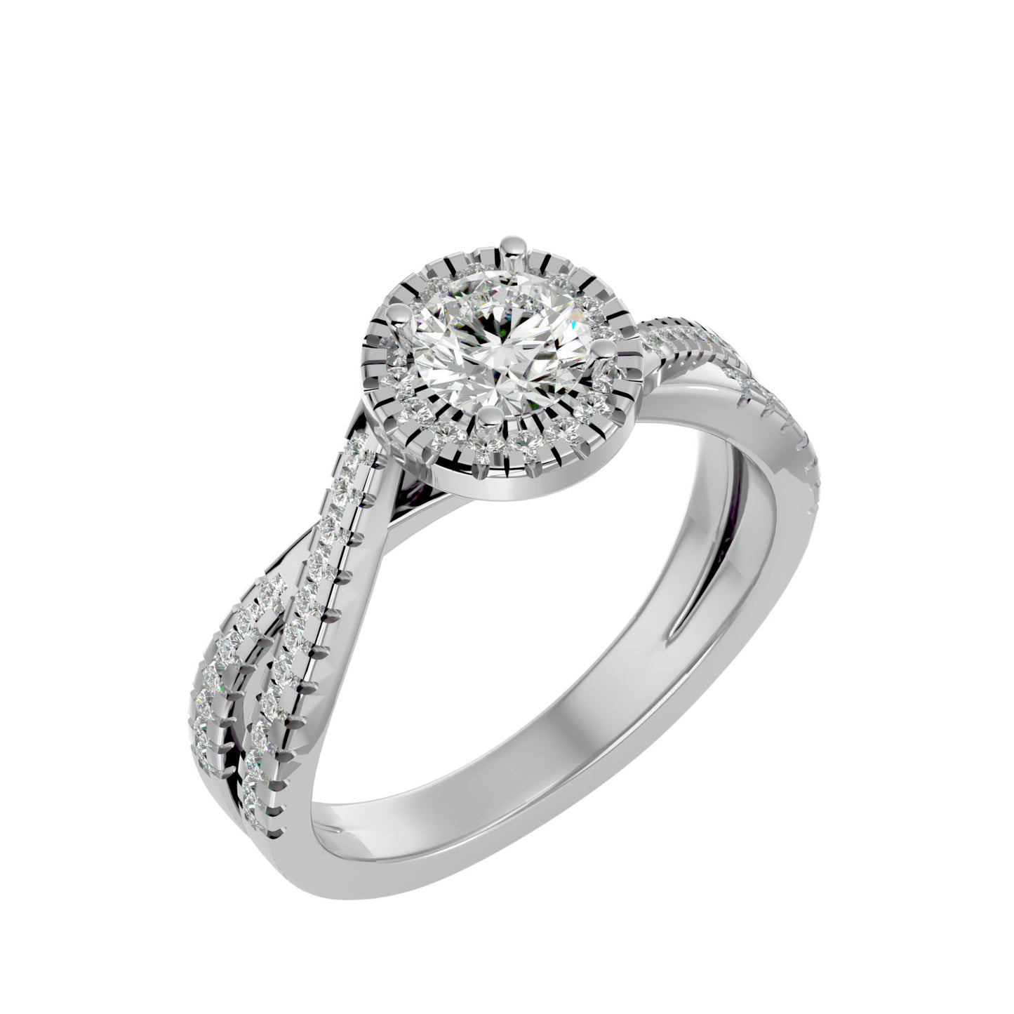 Bella diamond engagement ring